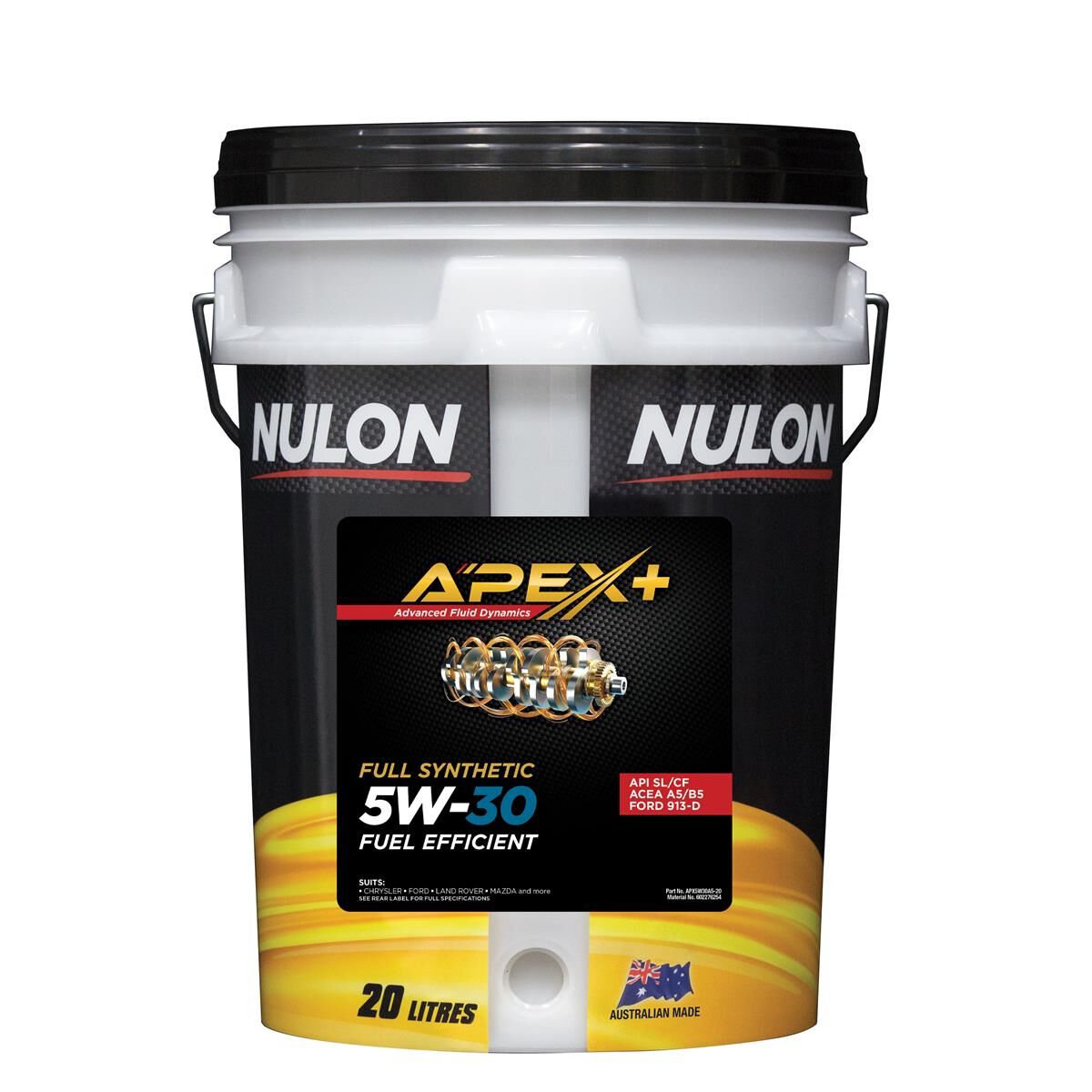 20L NULON APEX+ 5W-30 FUEL EFFICIENT, , scaau_hi-res