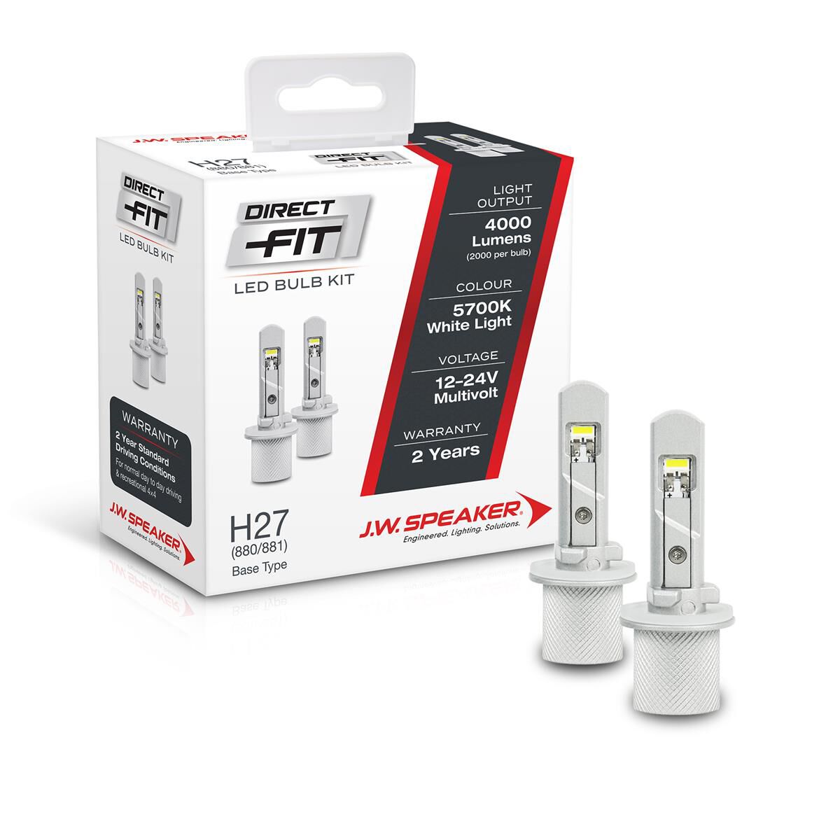 LED 881 Headlight Kit 12-24V 6000K, , scaau_hi-res