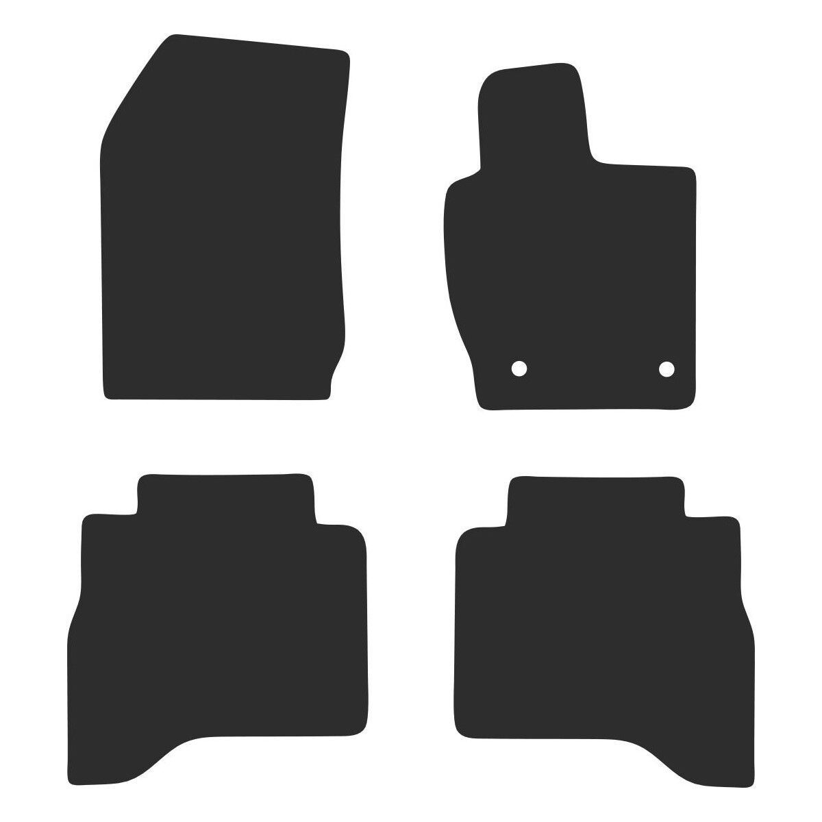 EXECUTIVE RUBBER CAR MATS FOR GWM Ute Cannon X DUAL CAB (1ST GEN) 2021 ONWARDS, , scaau_hi-res