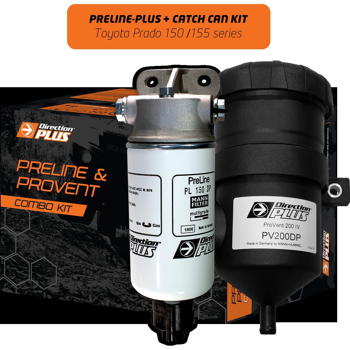 PRELINE-PLUS PRE-FILTER + PROVENT COMBO KIT PRADO 150 / 155 SERIES (PLPV631DPC), , scaau_hi-res