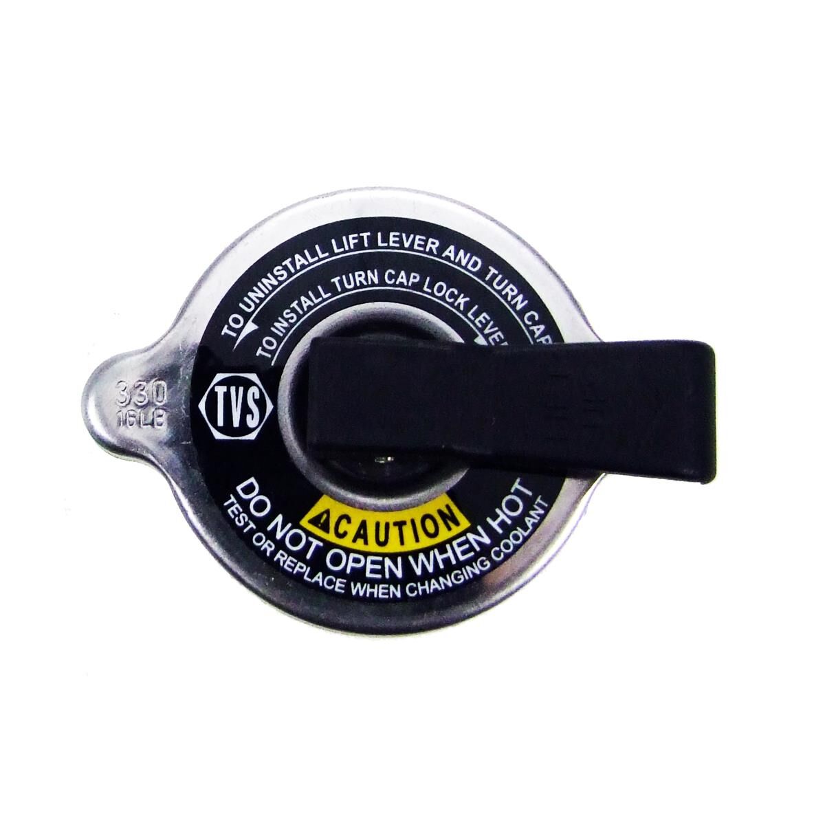 Radiator Cap - Plastic Lever Type with Stainless Pin - 16PSI (110KPA) Standard Bayonett, , scaau_hi-res