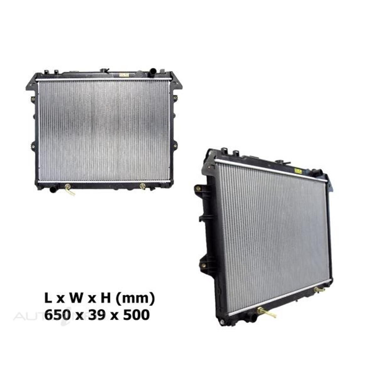 TOYOTA HILUX  KUN/TGN/GGN  04/2005 ~ 06/2015  RADIATOR  2.7 LITRE INLINE 4 PETROL AUTOMATIC- (2TR-FE), , scaau_hi-res