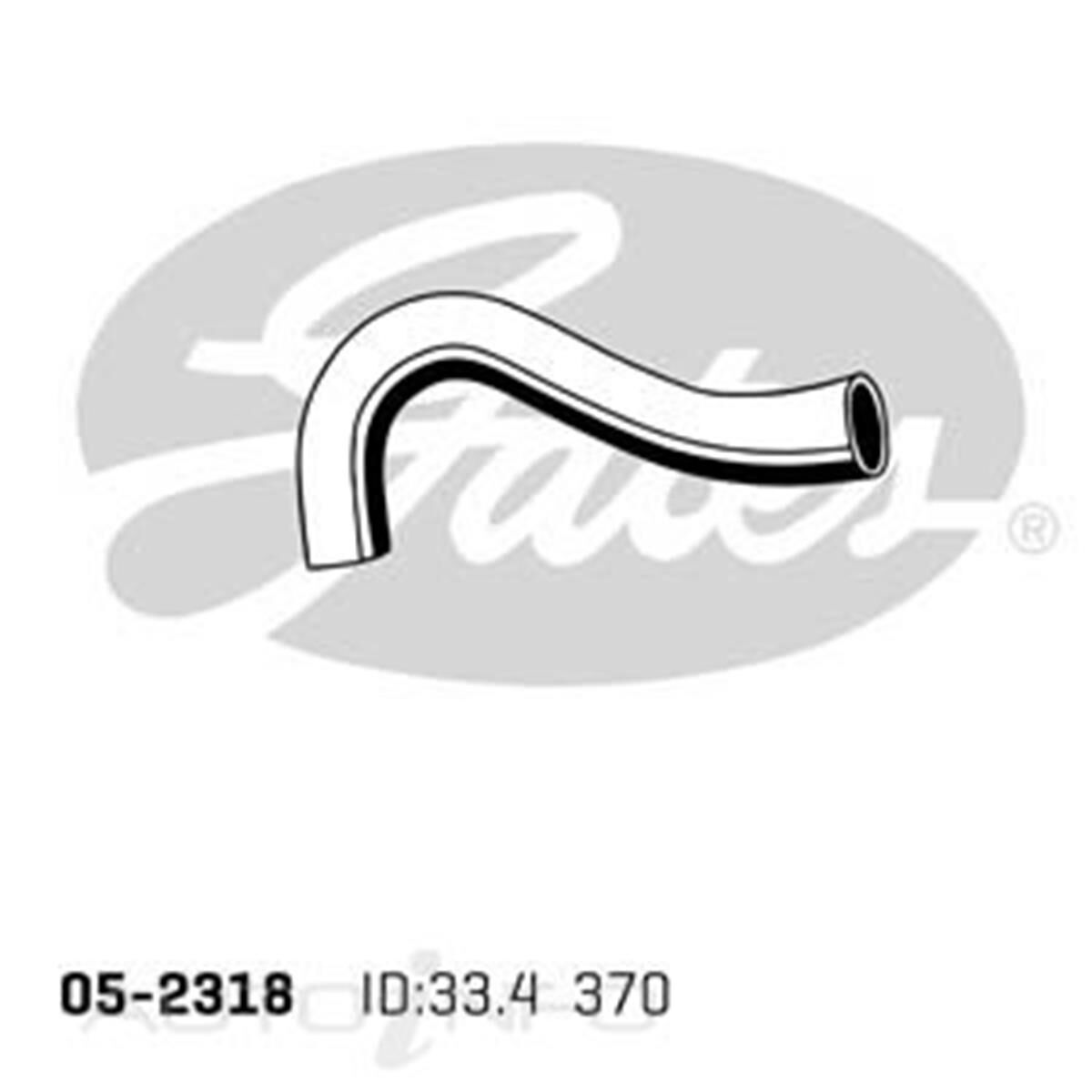 05-2318 GATES RADIATOR HOSE, , scaau_hi-res