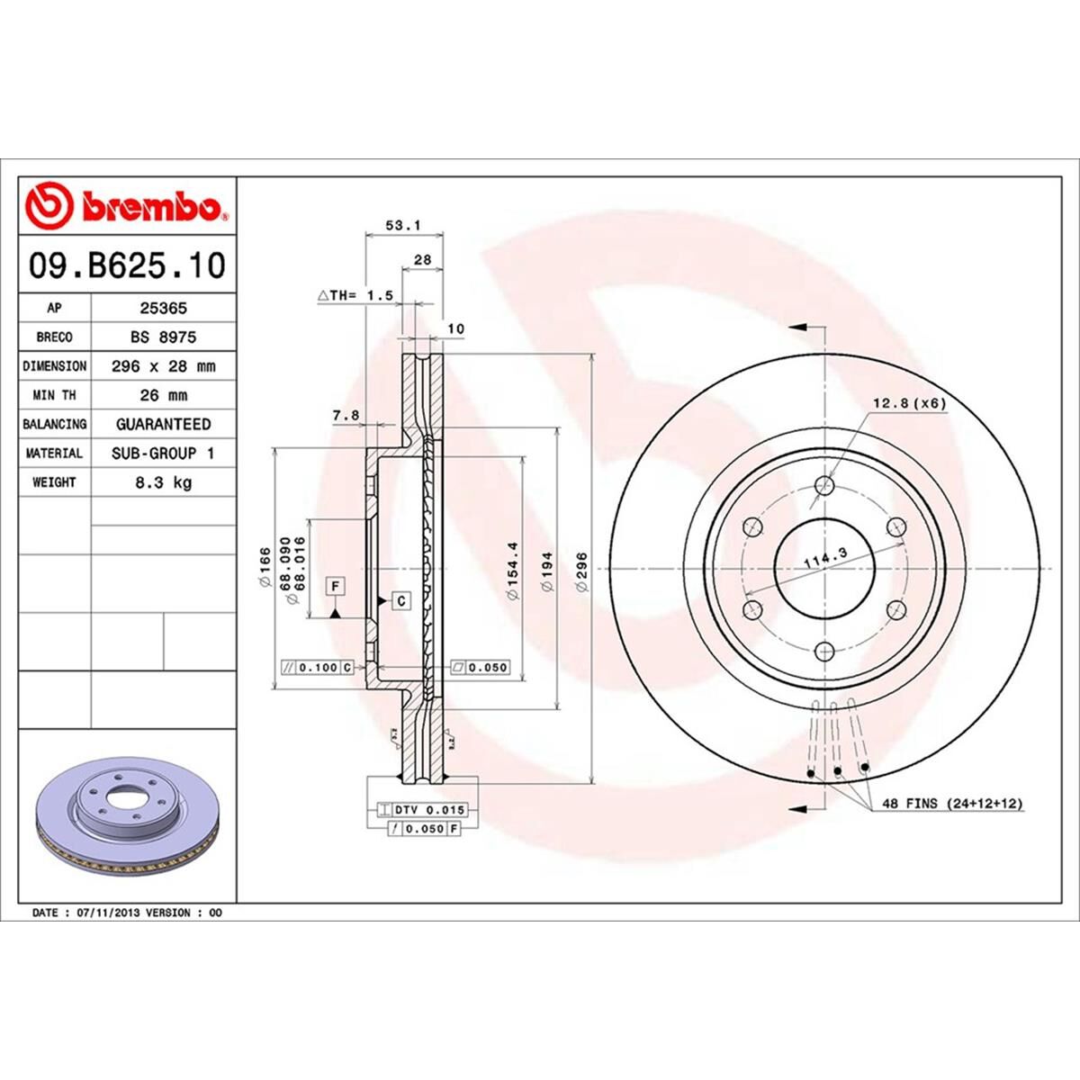BREMBO DISC ROTOR, , scaau_hi-res