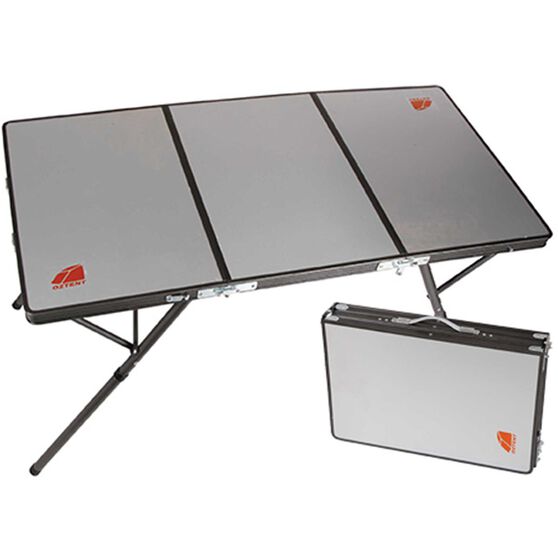 Oztent Bi Fold Table - Aluminium Surface, , scaau_hi-res
