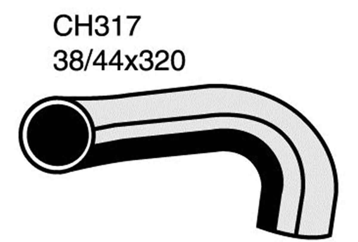 Radiator Upper Hose  - FORD ZEPHYR MK2 - 2.6L I6  PETROL - Manual & Auto, , scaau_hi-res