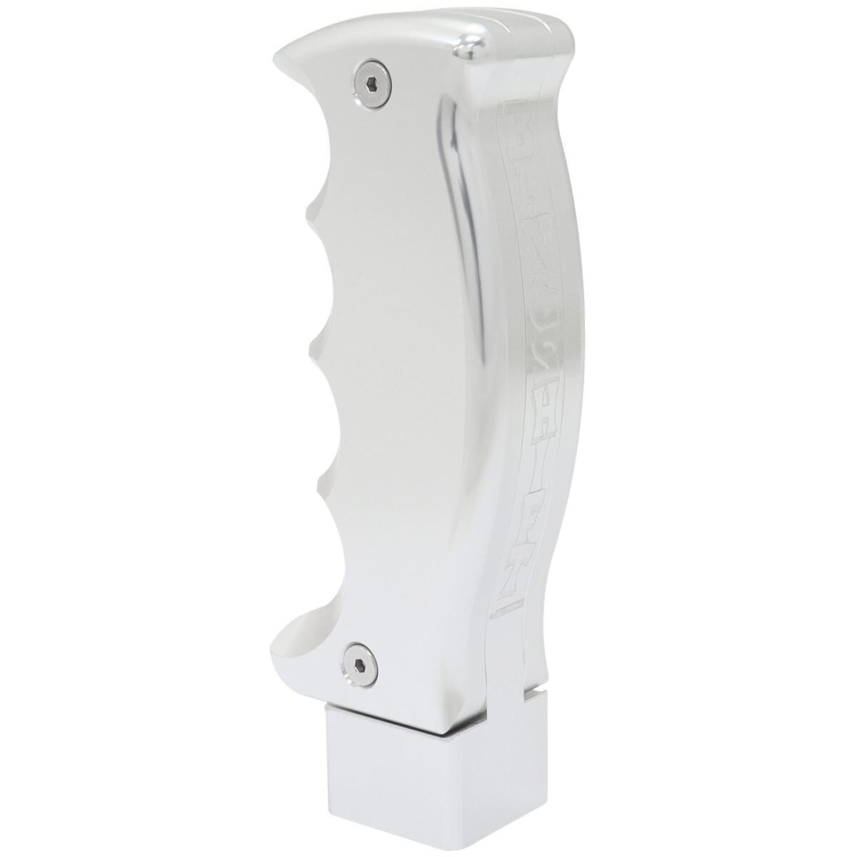 PISTOL SILVER GEAR KNOB MANUALSHIFT SHIFTER BALL UNI M16, , scaau_hi-res