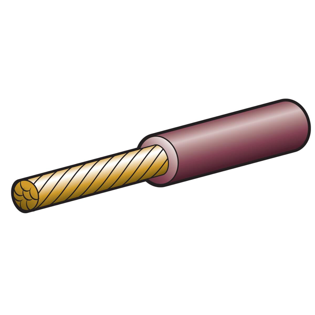 CABLE S/CORE 6MM 50A 30M BROWN, , scaau_hi-res