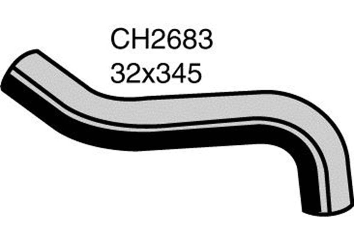 Radiator Upper Hose  - TOYOTA HILUX RZN147R - 2.0L I4  PETROL - Manual & Auto, , scaau_hi-res