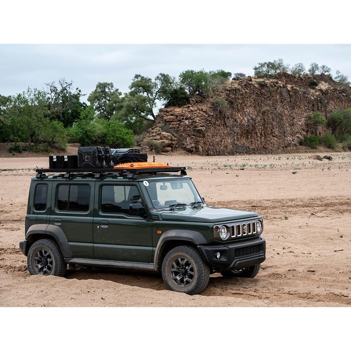 FRONT RUNNER SUZUKI JIMNY 5 DOOR (2023-CURRENT) SLIMLINE II ROOF RACK, , scaau_hi-res