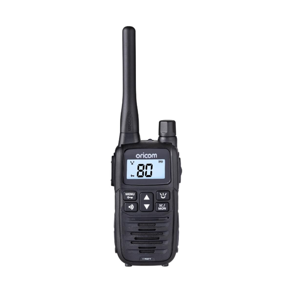 UHF HANDHELD RADIO 1 WATT TWIN PACK, , scaau_hi-res