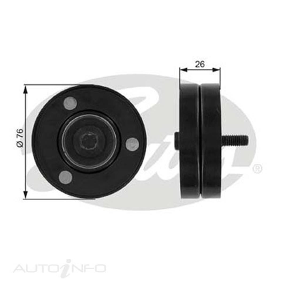 36088 DRIVEALIGN IDLER PULLEY, , scaau_hi-res