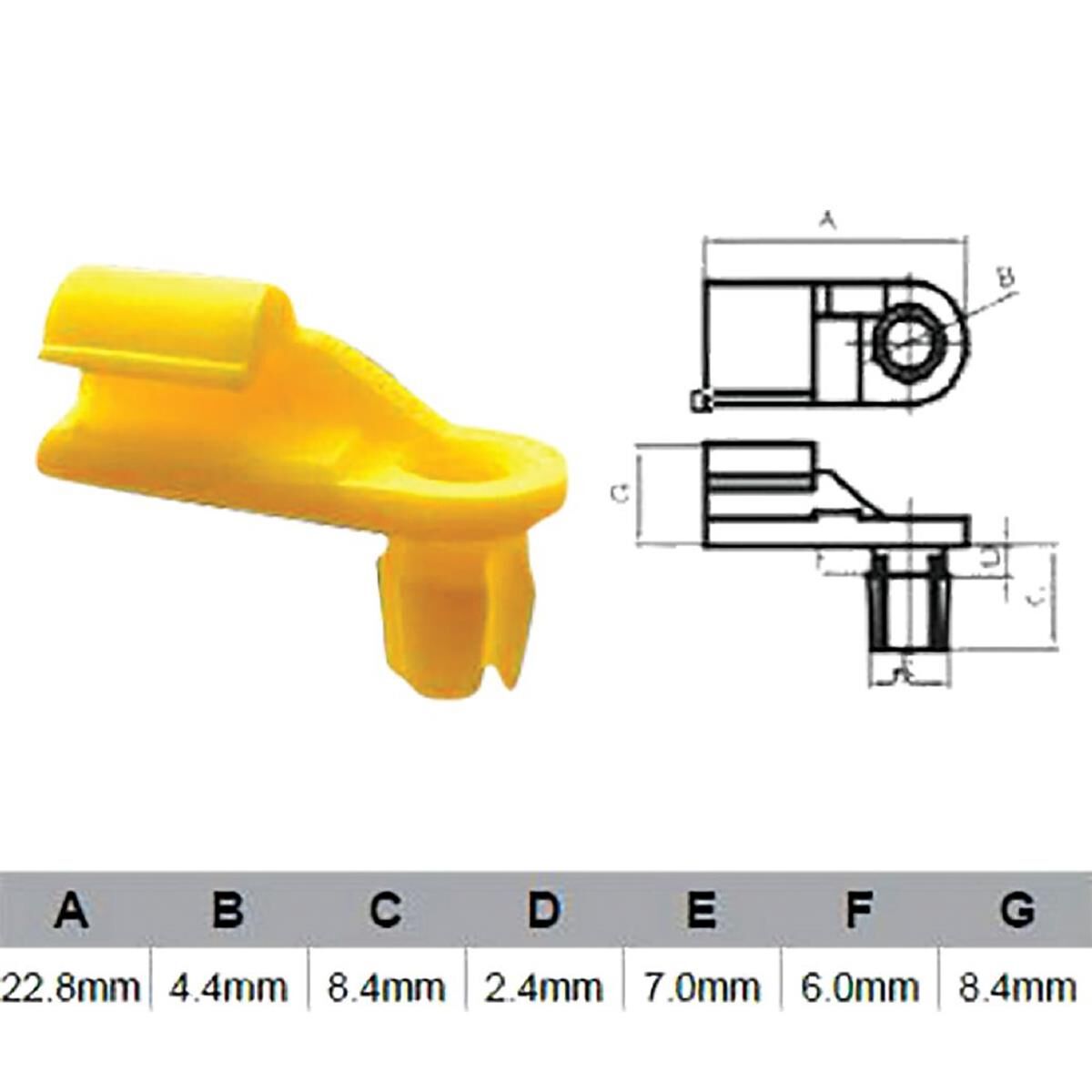 PKT 10 DOOR LOCK CLIP, , scaau_hi-res