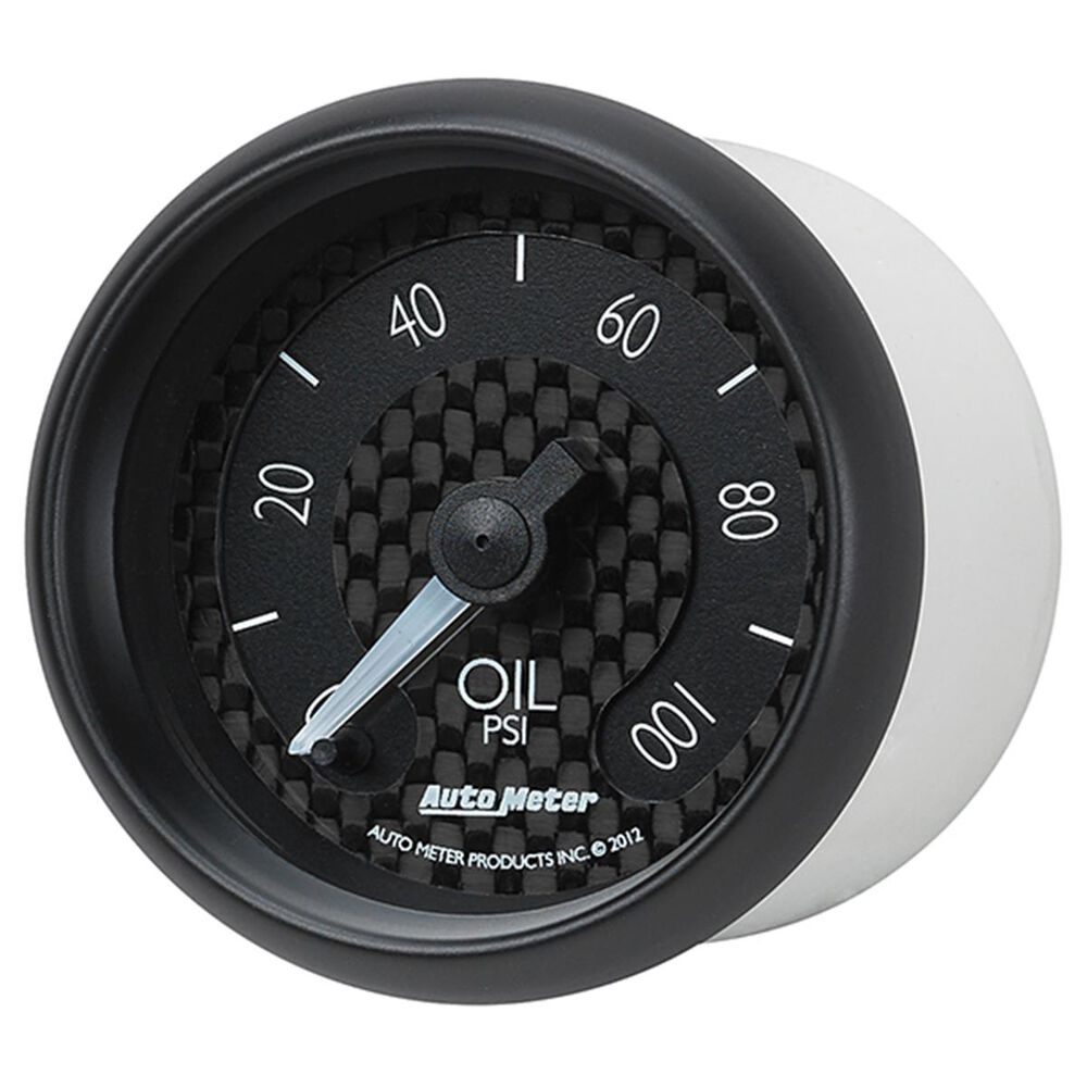 Autometer Oil Pressure Gauge Electric 0 100 PSI, 2 1/16 Inch, Full