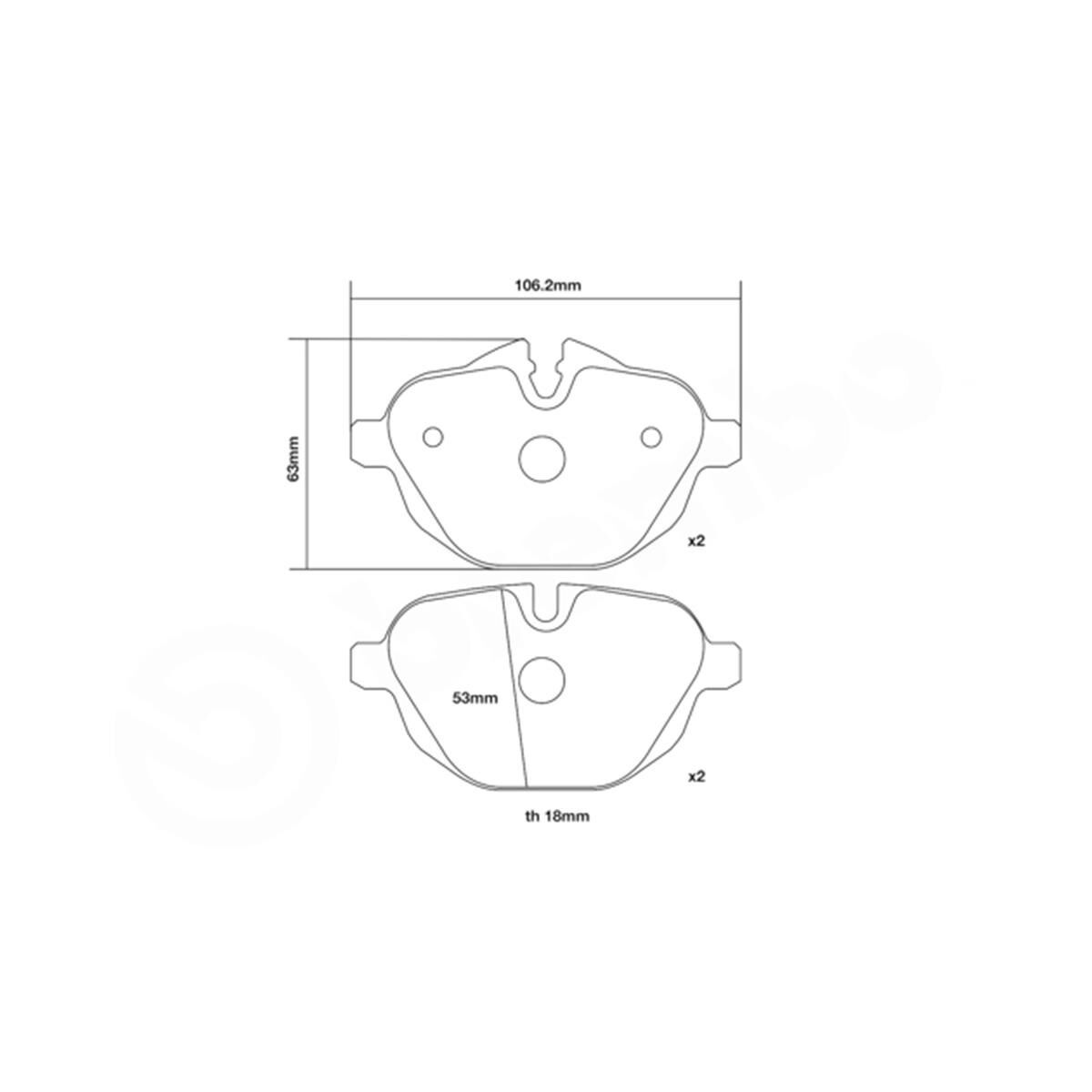 AXLE SET, BREMBO SPORT HP2,REAR, , scaau_hi-res