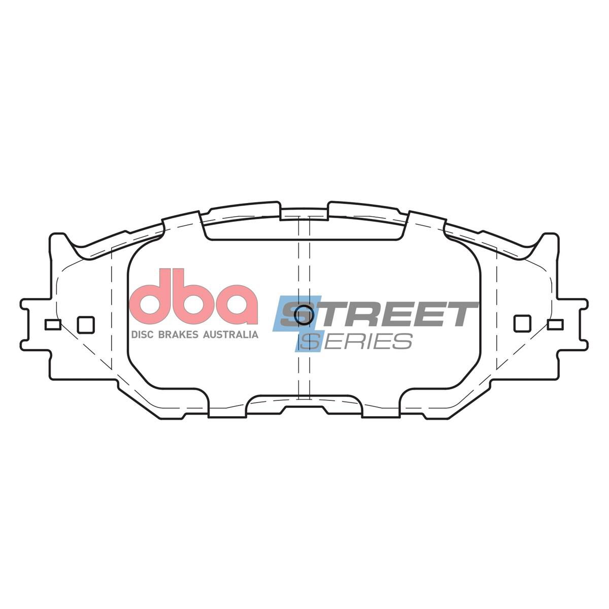 DBA SS STREET SERIES BRAKE PADS [ Lexus 2006-2014 F ], , scaau_hi-res