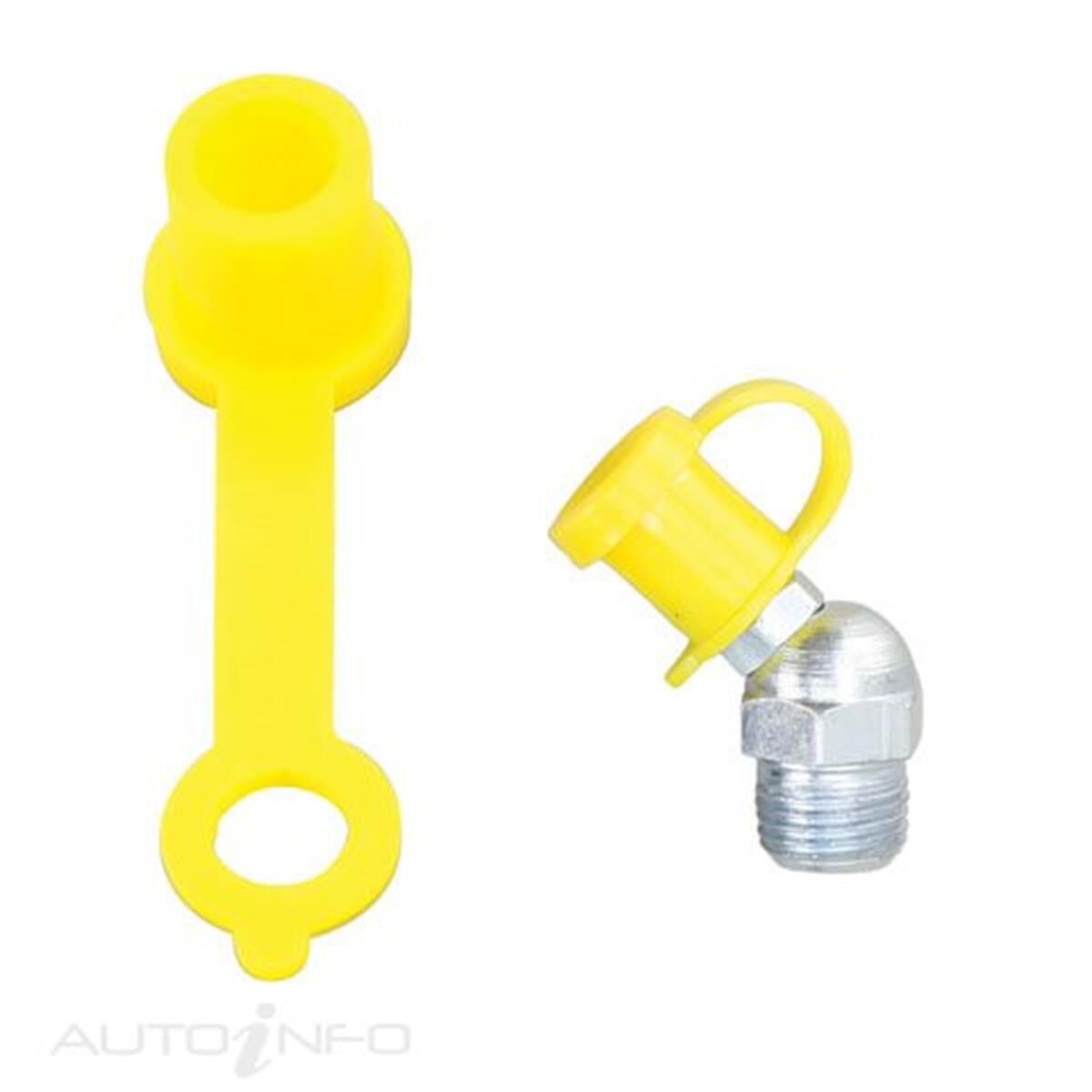 TOLEDO GREASE NIPPLE CAPS YELLOW (50), , scaau_hi-res