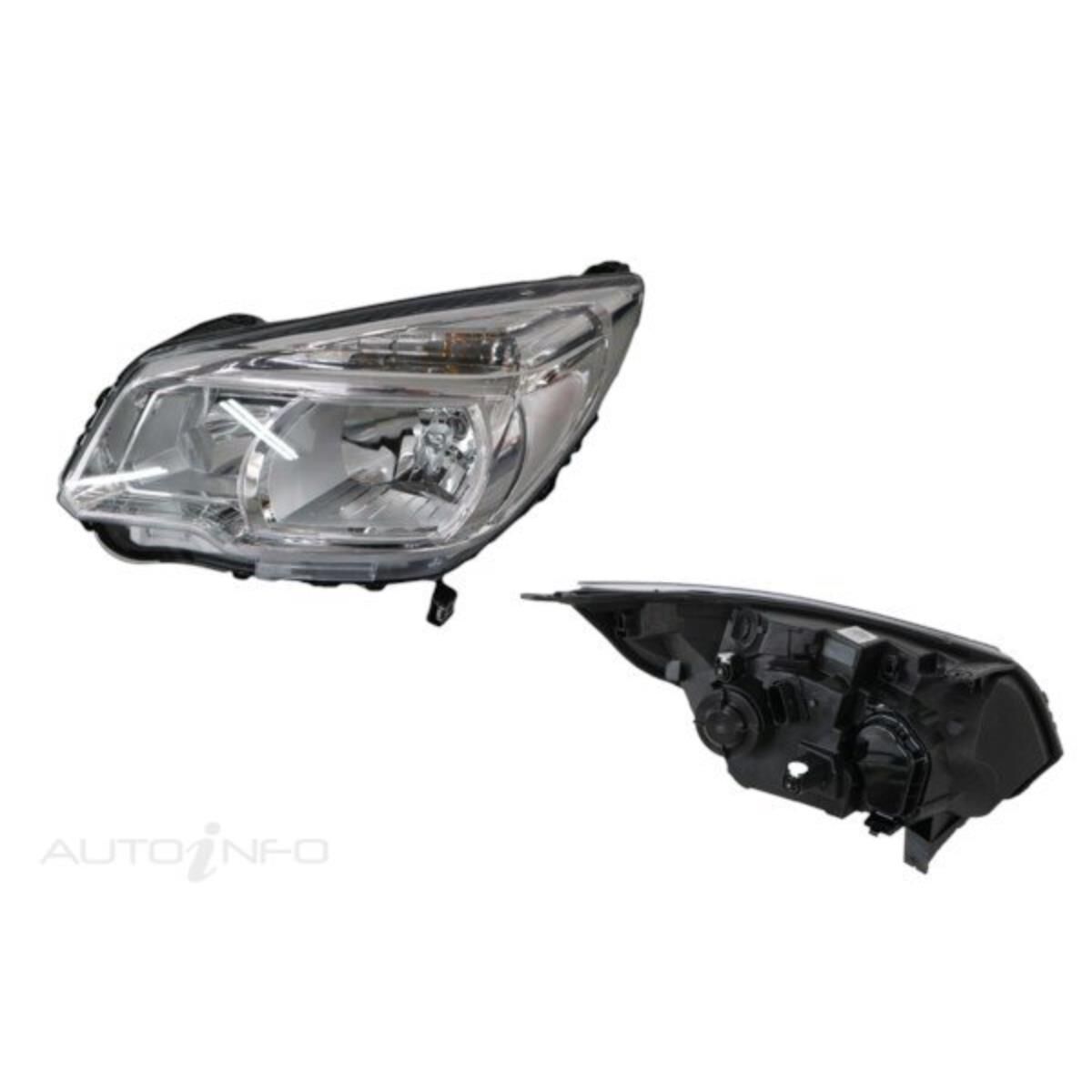HOLDEN COLORADODX / LS / LSX / LT / LX  RG  06/2012 ~ 06/2016  HEADLIGHT (HALOGEN)  LEFT HAND SIDE, , scaau_hi-res