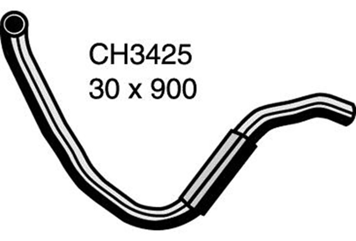 Radiator Lower Hose  - HONDA PRELUDE BB - 2.3L I4  PETROL - Manual & Auto, , scaau_hi-res