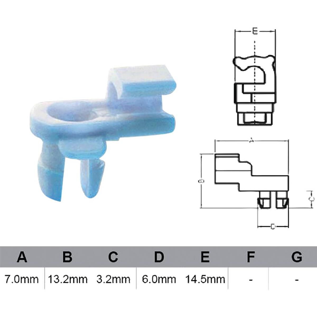 PKT 10 DOOR LOCK CLIP, , scaau_hi-res