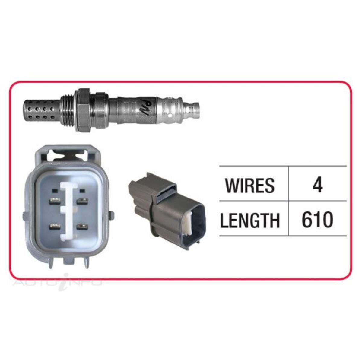 OX SENSOR - HONDA 4 WIRE - DIRECT FIT, , scaau_hi-res