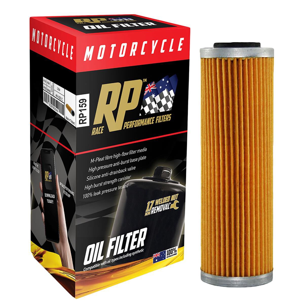 BIKE OIL FILTER RP159, , scaau_hi-res