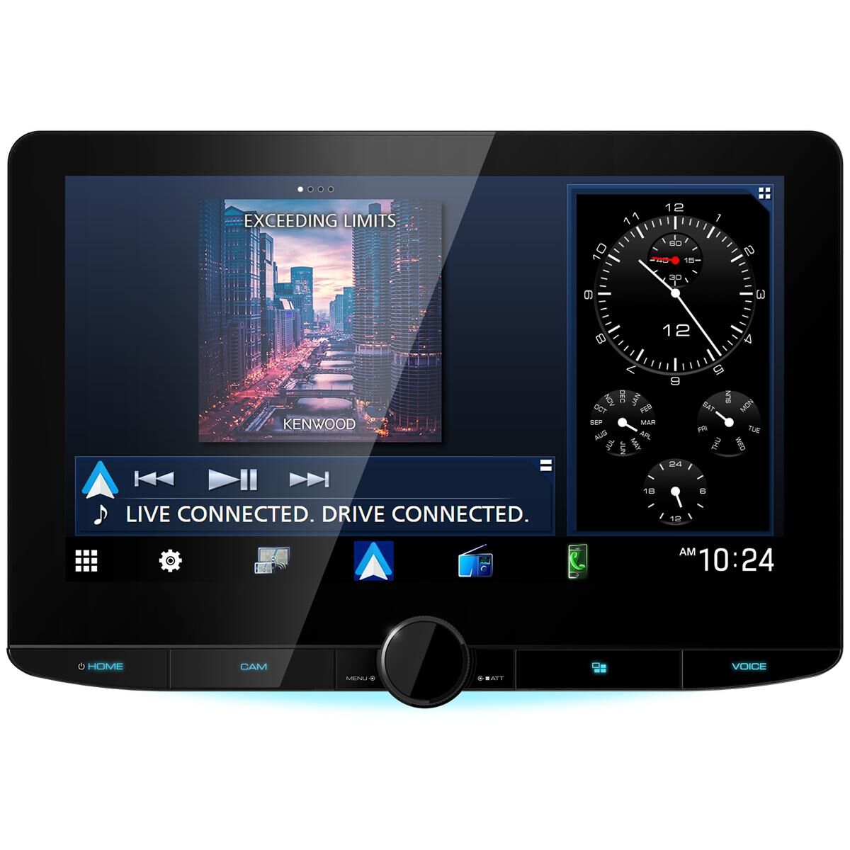 10.1" HD FLOATING WIFI CARPLAY ANDROIR AUTO RECEIVER - DMX9724XS, , scaau_hi-res