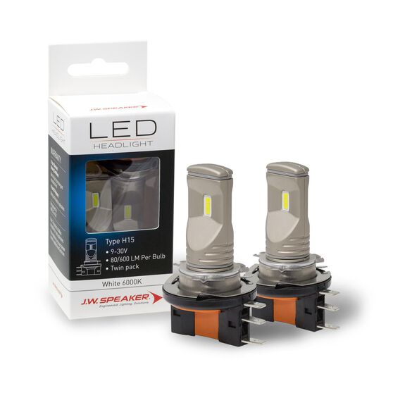 LED H15 Headlight Kit 12-24V 6200K Canbus, , scaau_hi-res