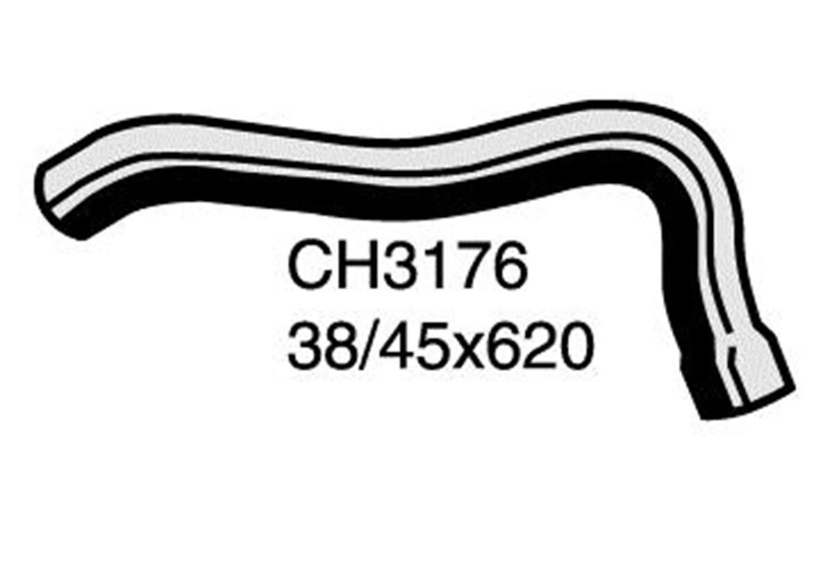 Bottom Hose CHEVROLET /GMC Caballero  3.8, 4.3, 4.4, 5.0, 5.7 Litre *, , scaau_hi-res