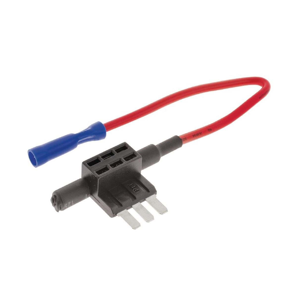 PKT 1 MICRO 3 BLADE FUSE HOLDR  INLINE ADD A CIRCUIT PIGGYBCK, , scaau_hi-res