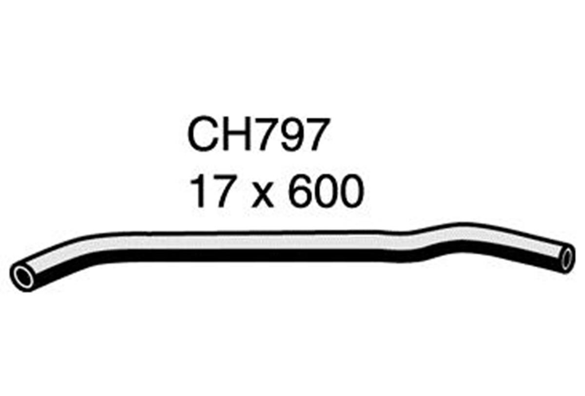 Heater Hose  - HOLDEN BELMONT HG - 3.0L I6  PETROL - Manual & Auto, , scaau_hi-res
