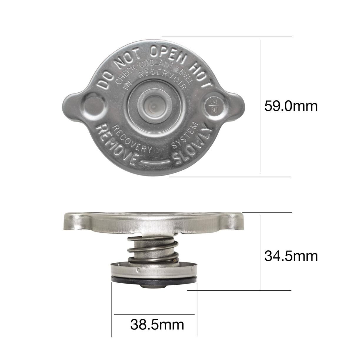 TRIDON NON RECOVERY RADIATOR CAP, , scaau_hi-res