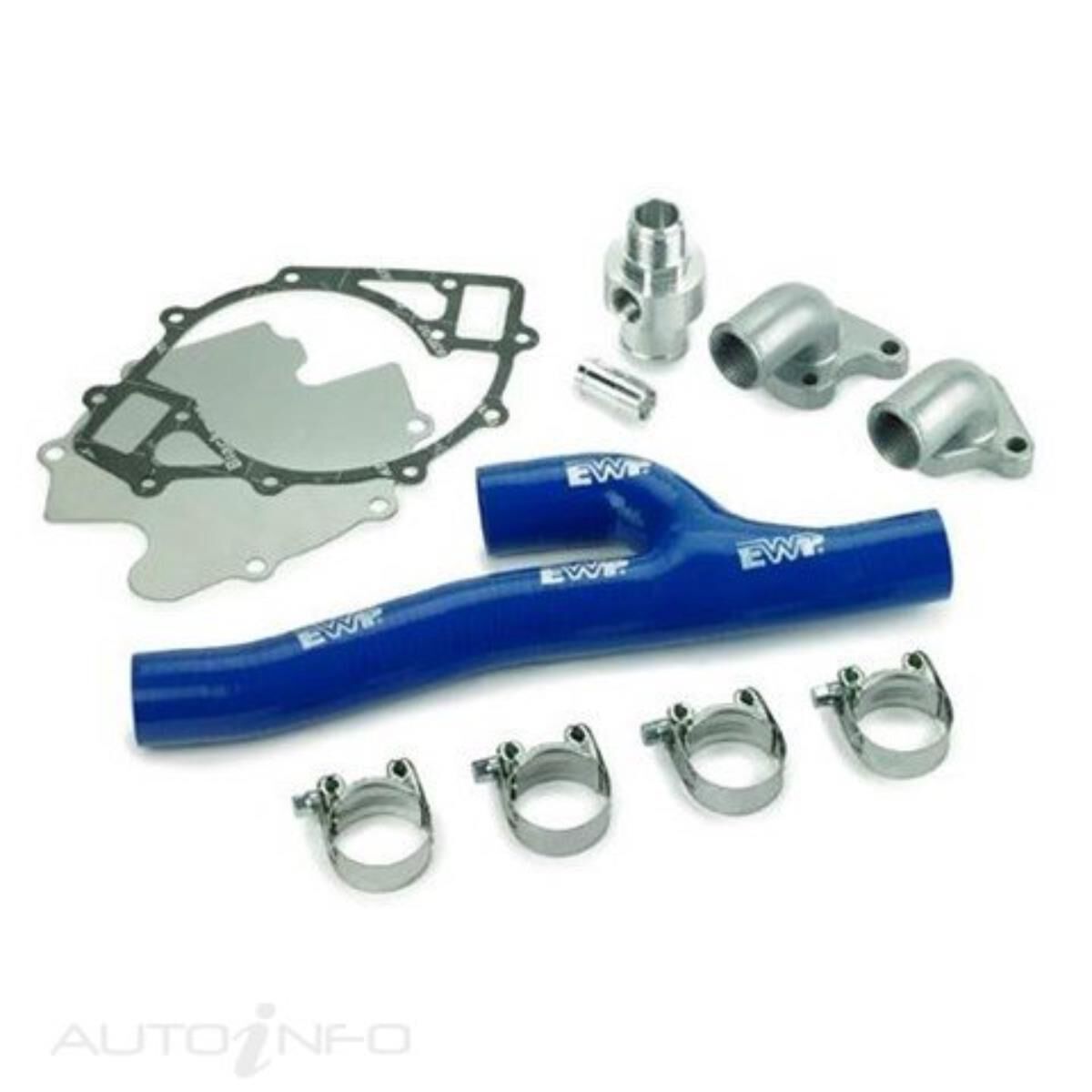 HEADER-ADAPTOR KIT (FORD BIG BLOCK) - BLUE HOSE, , scaau_hi-res
