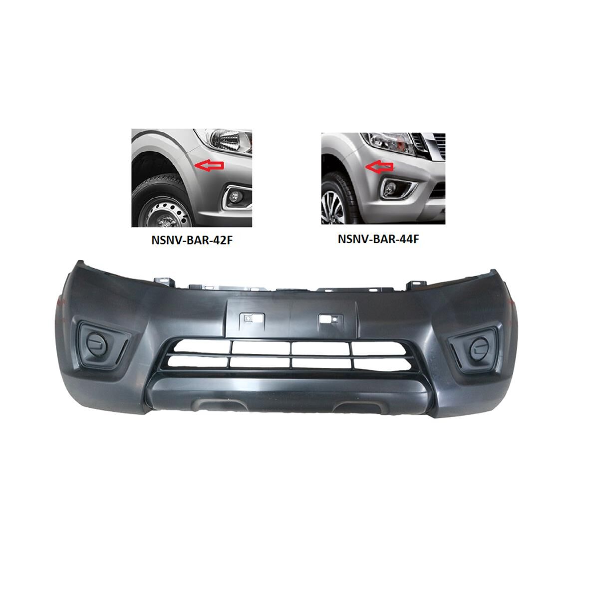 NISSAN NAVARA D23 NP300 FRONT BAR COVER, , scaau_hi-res