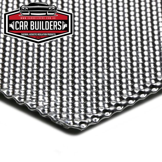 Car Builders Embossed Heat Shield 300mm x 500mm, EHS_3x5_x1