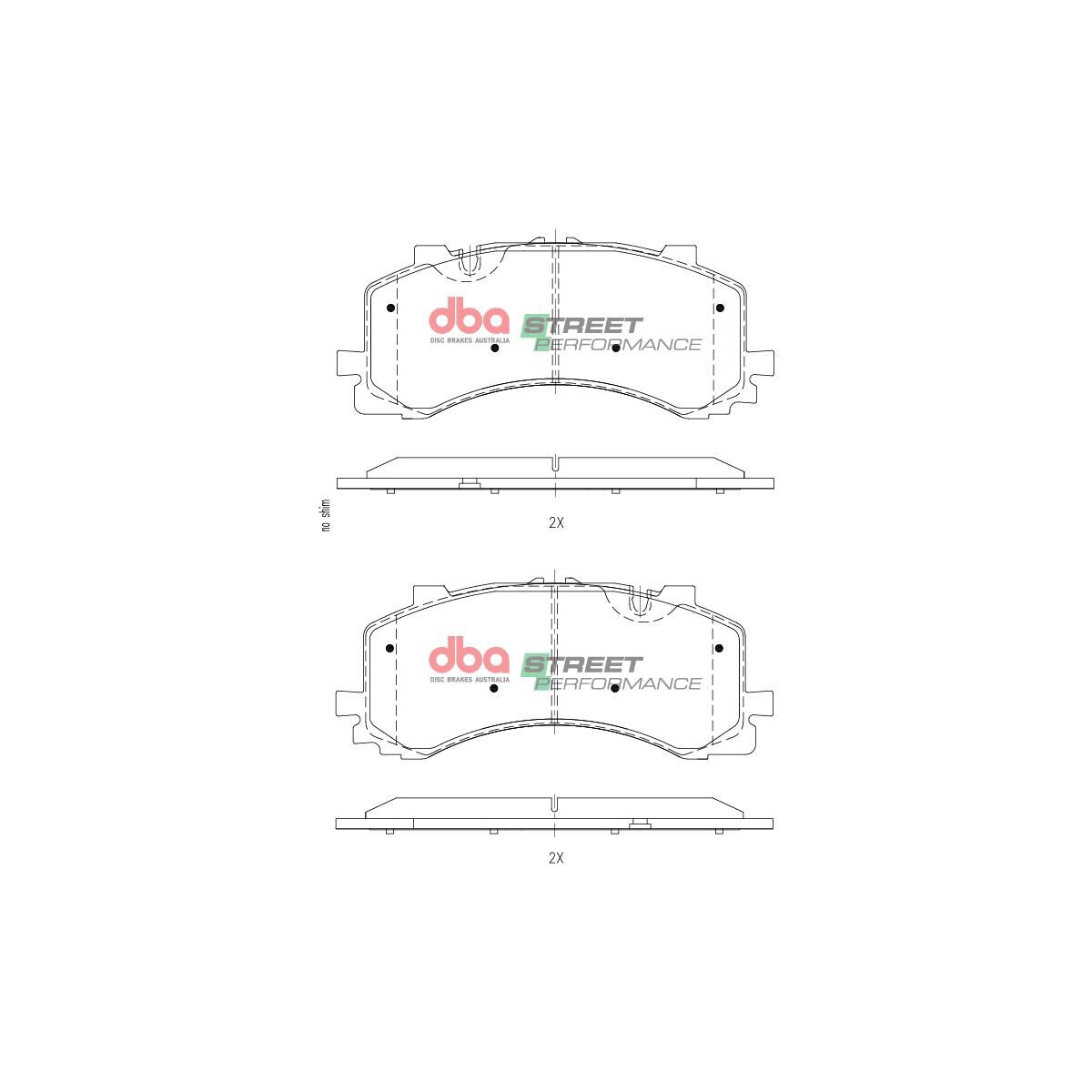 DBA SP PERFORMANCE BRAKE PADS [ AUDI S6 & OTHERS 2017 - ON F ], , scaau_hi-res