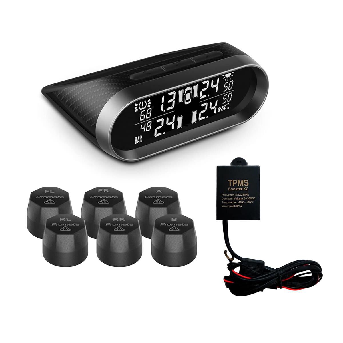 EXTERNAL TPMS KIT FOR CAR AND TRAILER 6 SENSORS, , scaau_hi-res