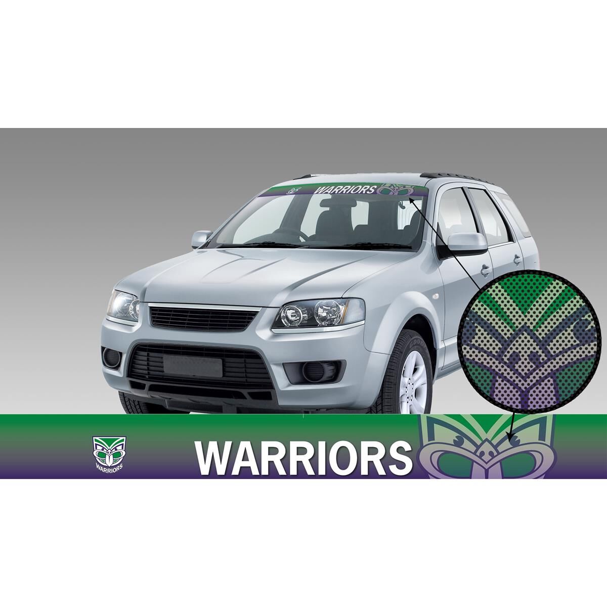 WARRIORS  ITAG SEE-THRU SUN VISOR - RADIANT DESIGN, , scaau_hi-res