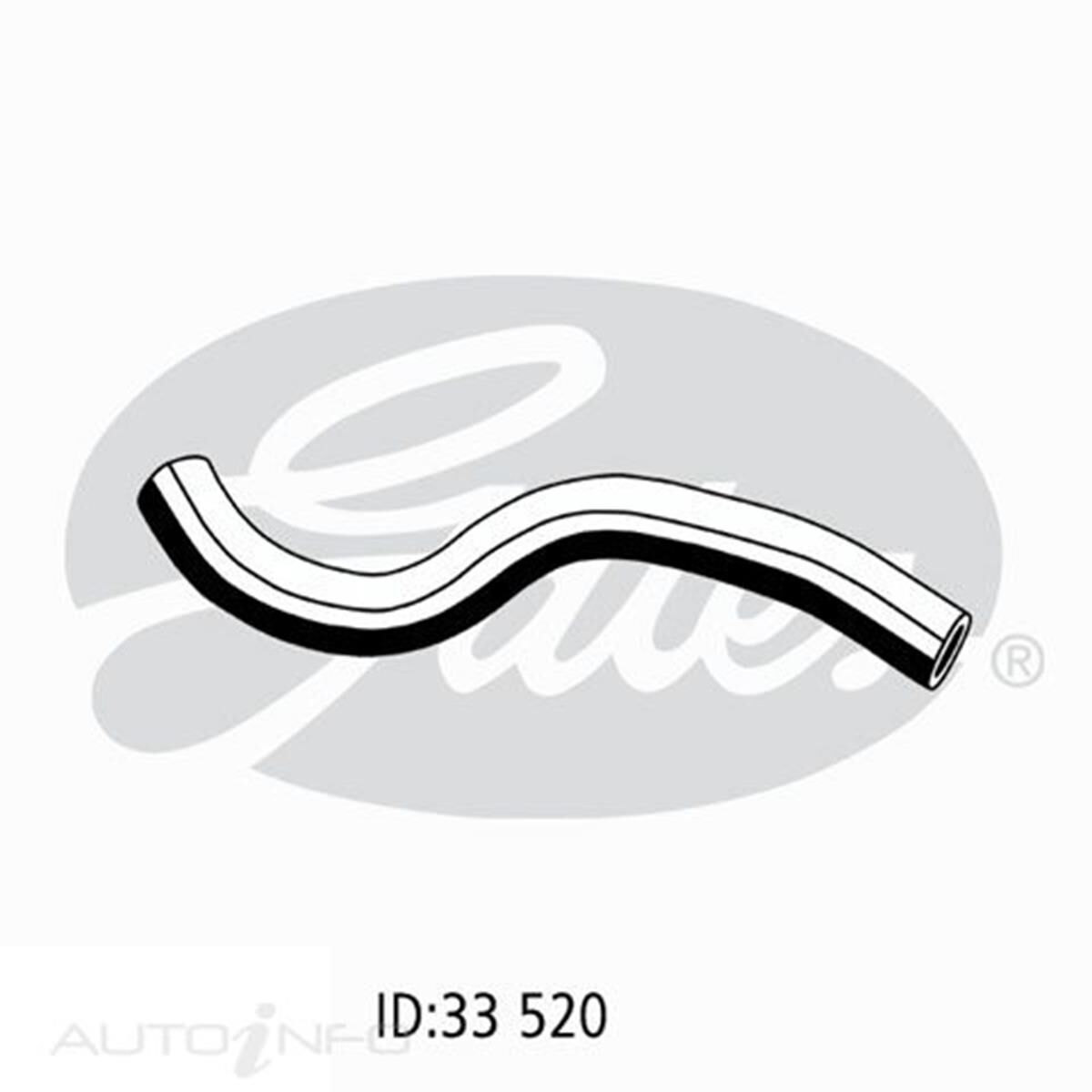05-1986 GATES RADIATOR HOSE, , scaau_hi-res