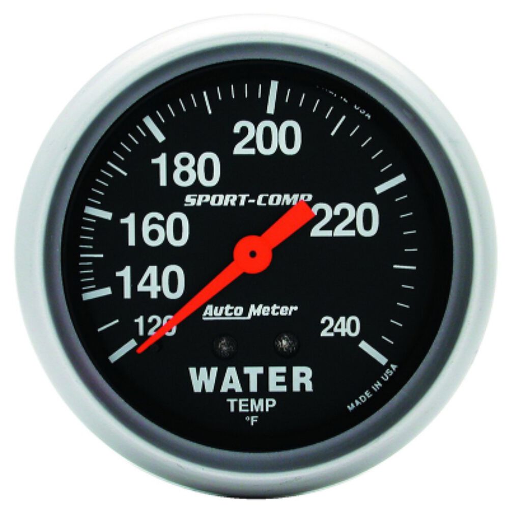 Autometer Water Temperature Gauge Mechanical 120 240 F