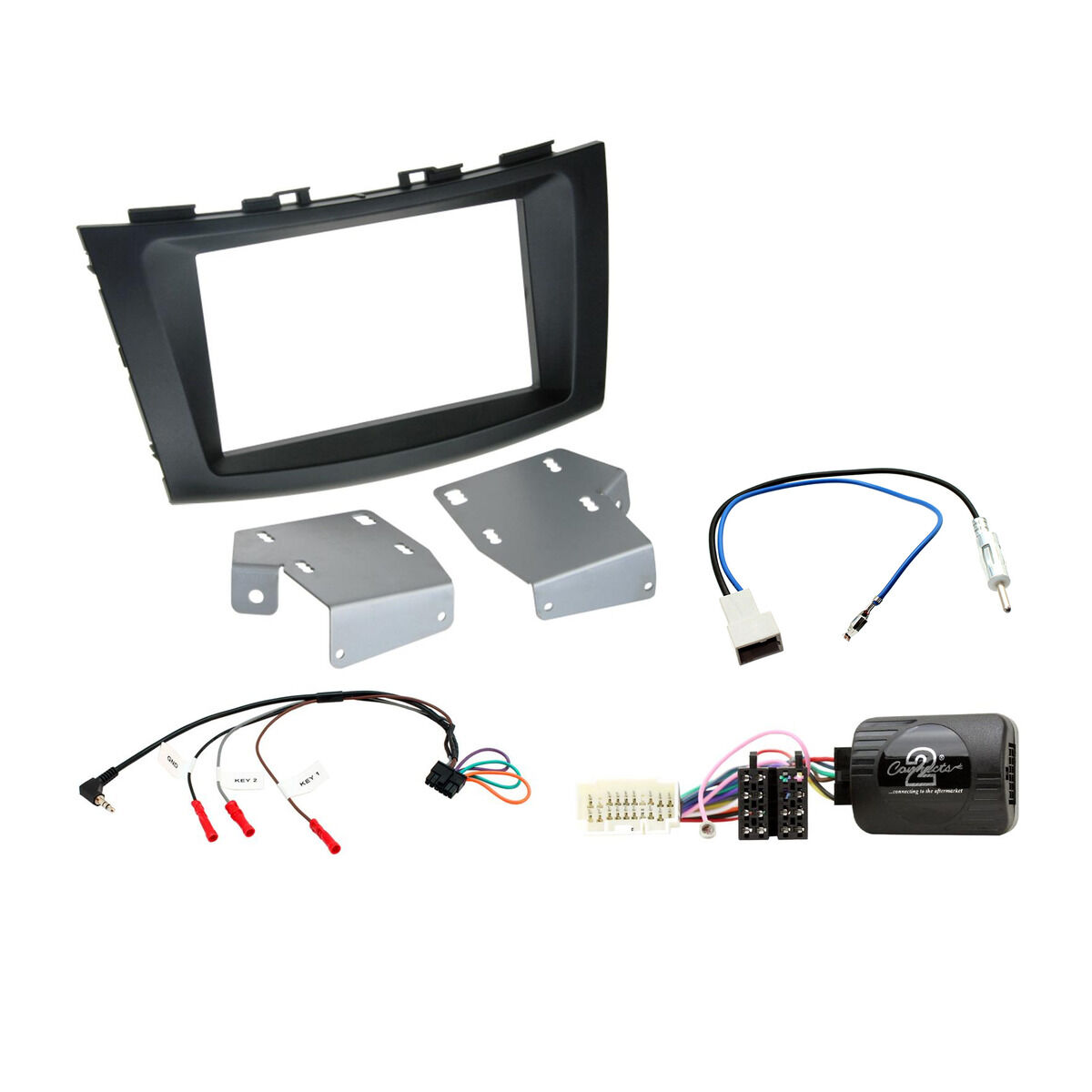 INSTALL KIT TO SUIT SUZUKI SWIFT FZ (BLACK), , scaau_hi-res