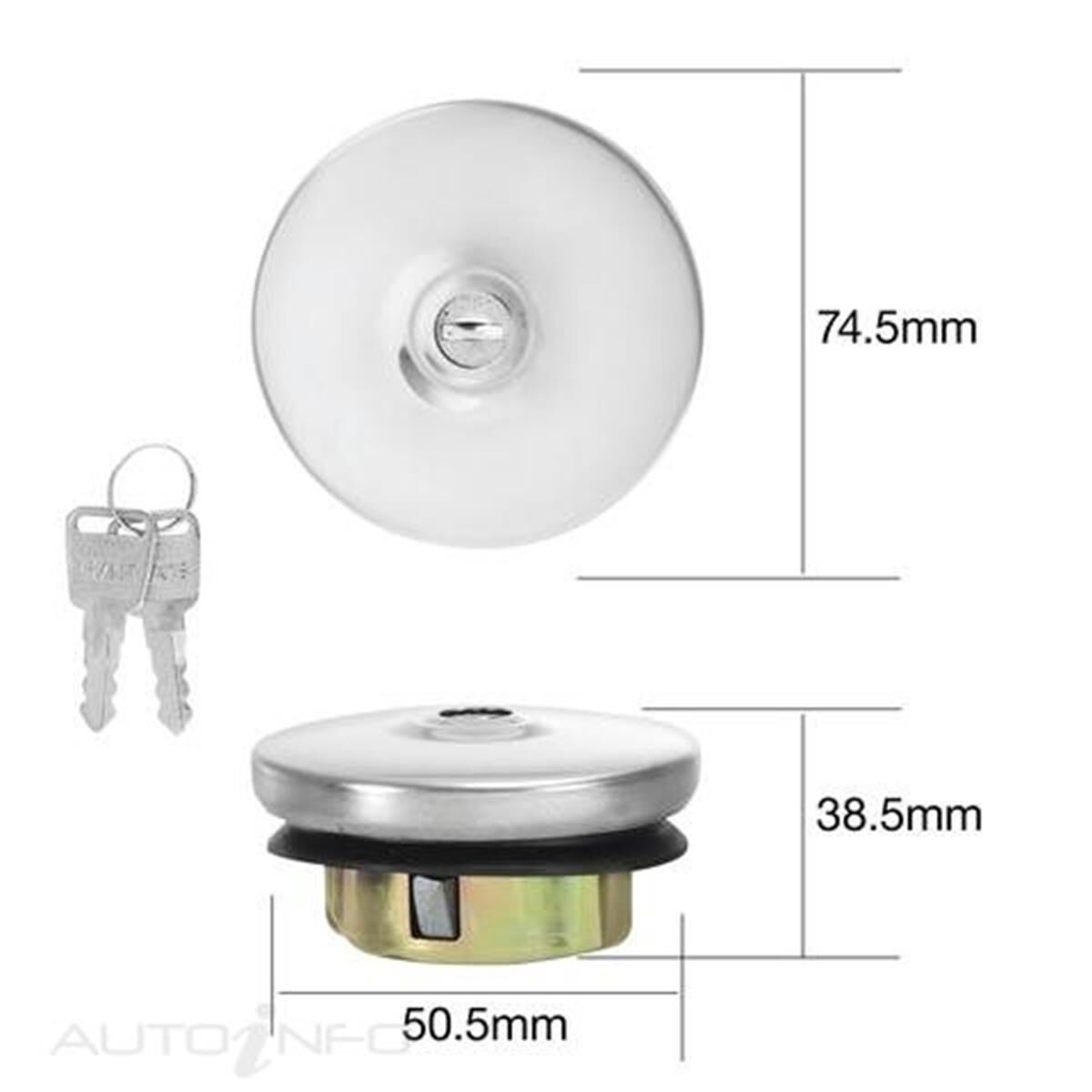 TRIDON LOCKING FUEL CAP, , scaau_hi-res