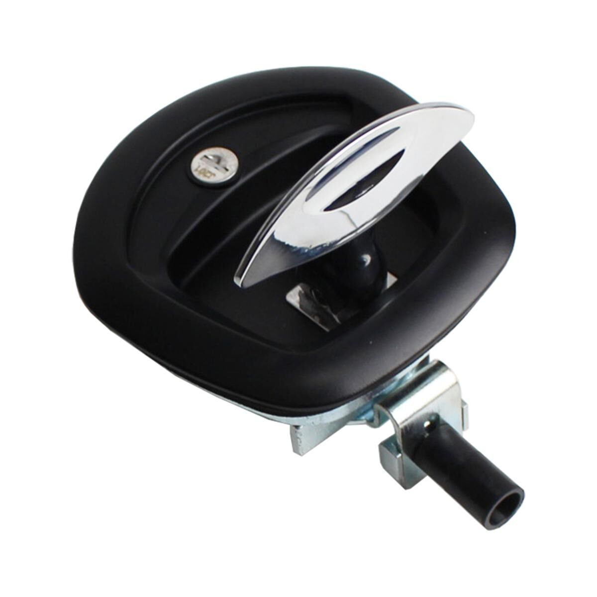 Sunrise T Lock Whale Tail Chrome Handle with Black Housing, , scaau_hi-res