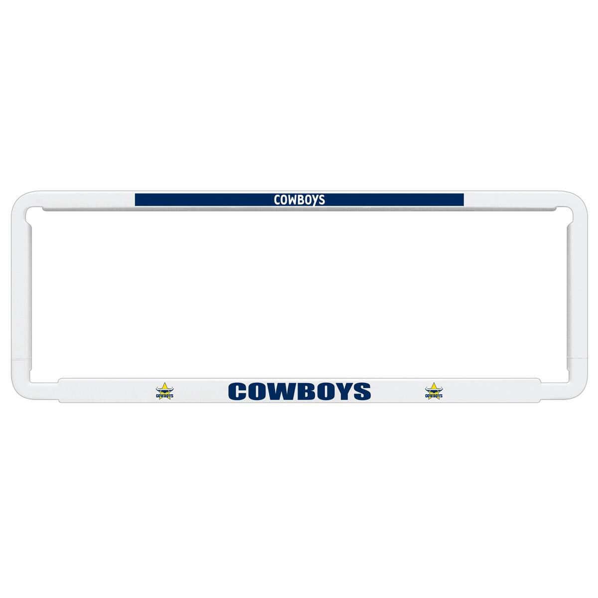 NUMBER PLATE FRAME COWBOYS, , scaau_hi-res