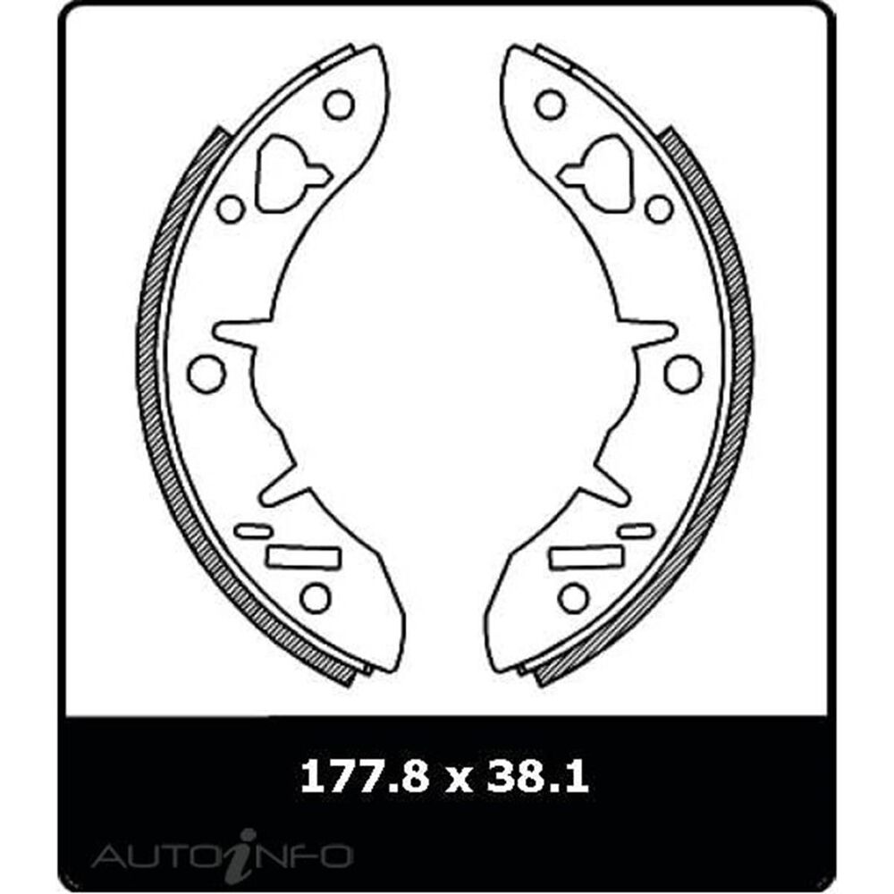 Protex Brake Shoes N1333 Supercheap Auto