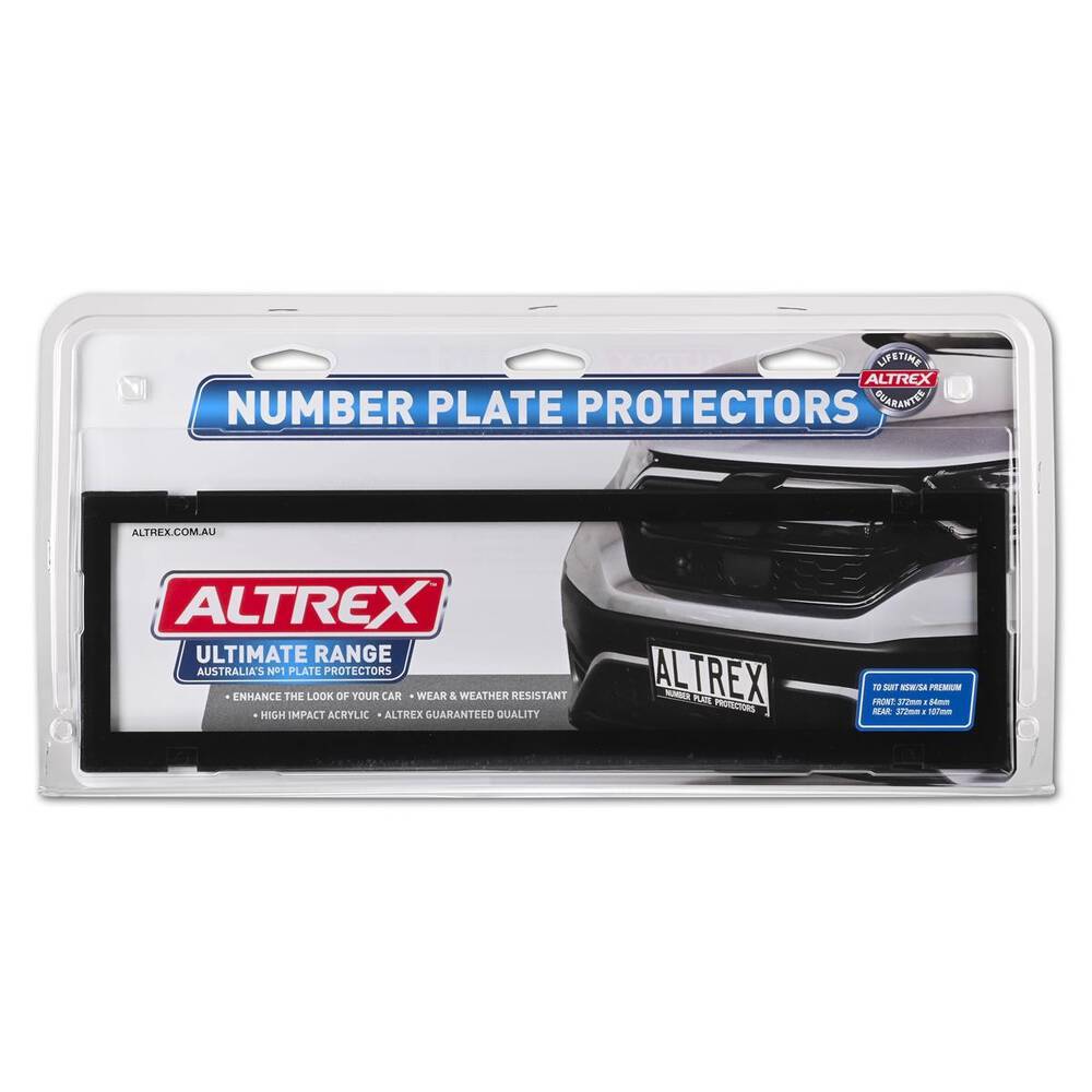 Altrex Auto Altrex Ultimate Premium/Slimline Combination Number Plate Protectors ...