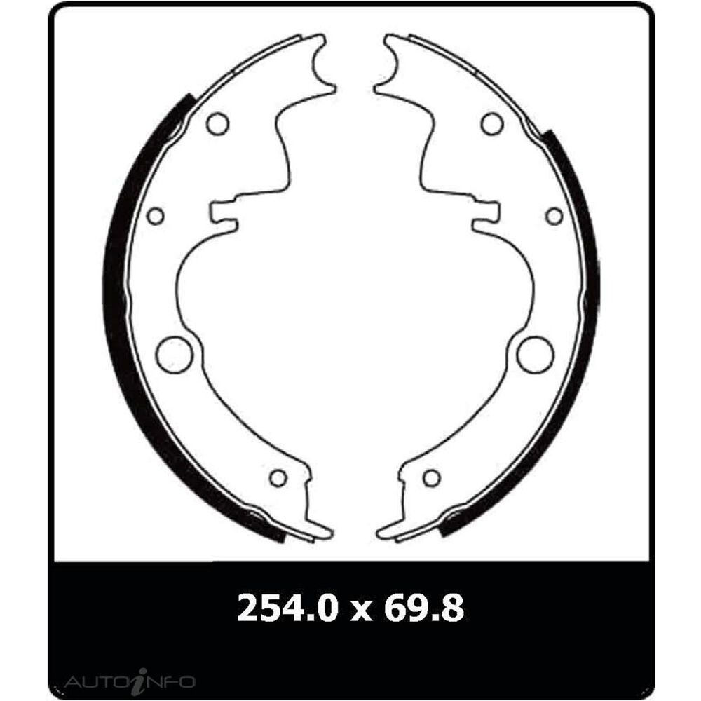 Protex Brake Shoes N1031 Supercheap Auto