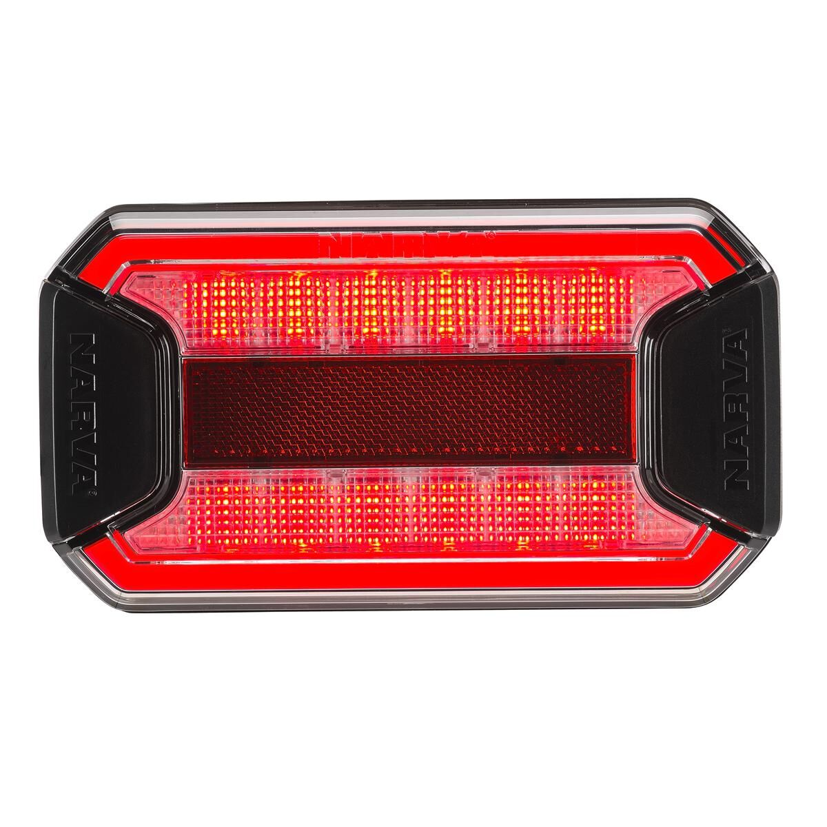 Narva 9-33 Volt LED Stop/Tail Lamp with In-Built Reflector, Clear Lens and 0.5m of Hard-Wired Cable, , scaau_hi-res