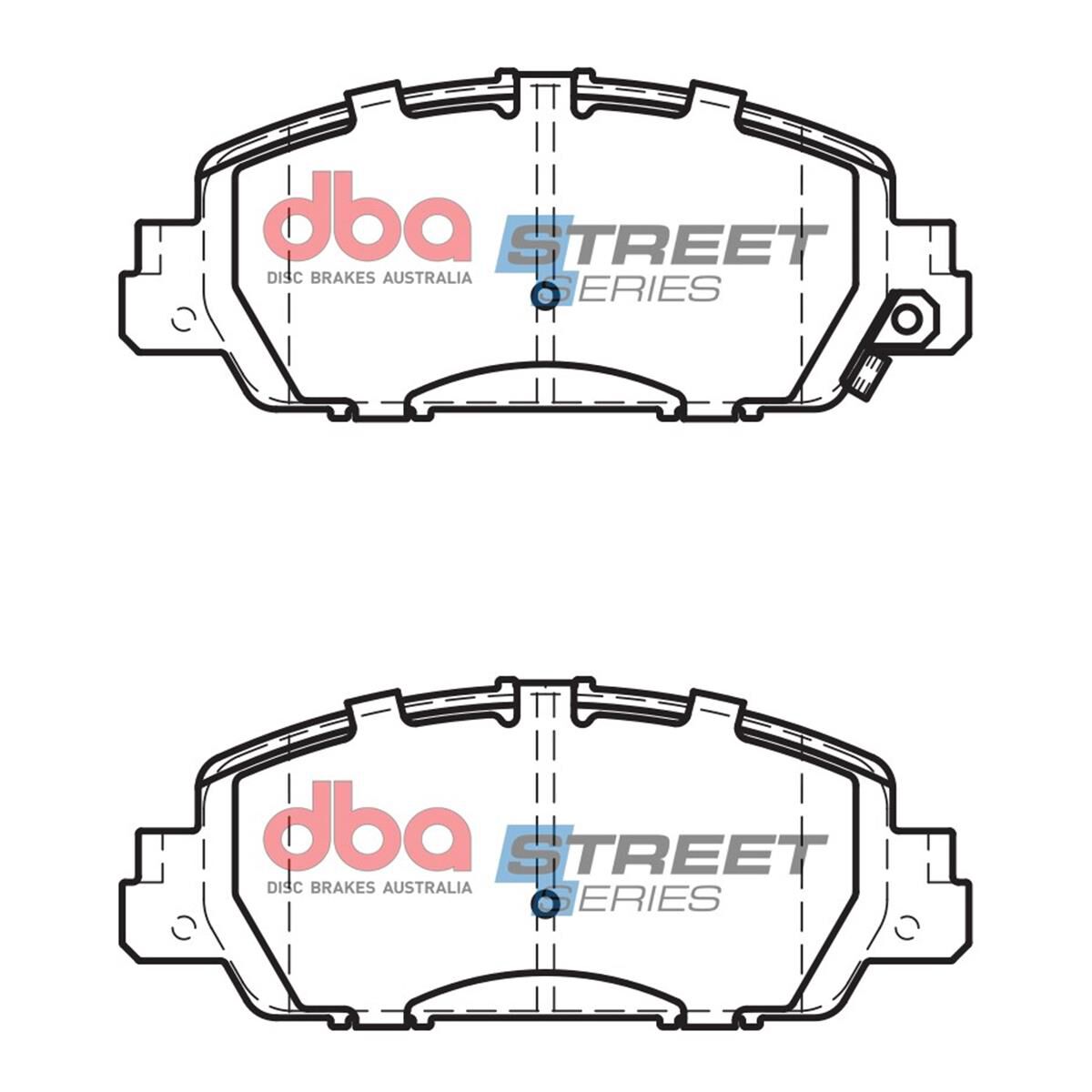 DBA SS STREET SERIES BRAKE PADS [ Honda HR-V/Accord 2007 - 2013 F ], , scaau_hi-res