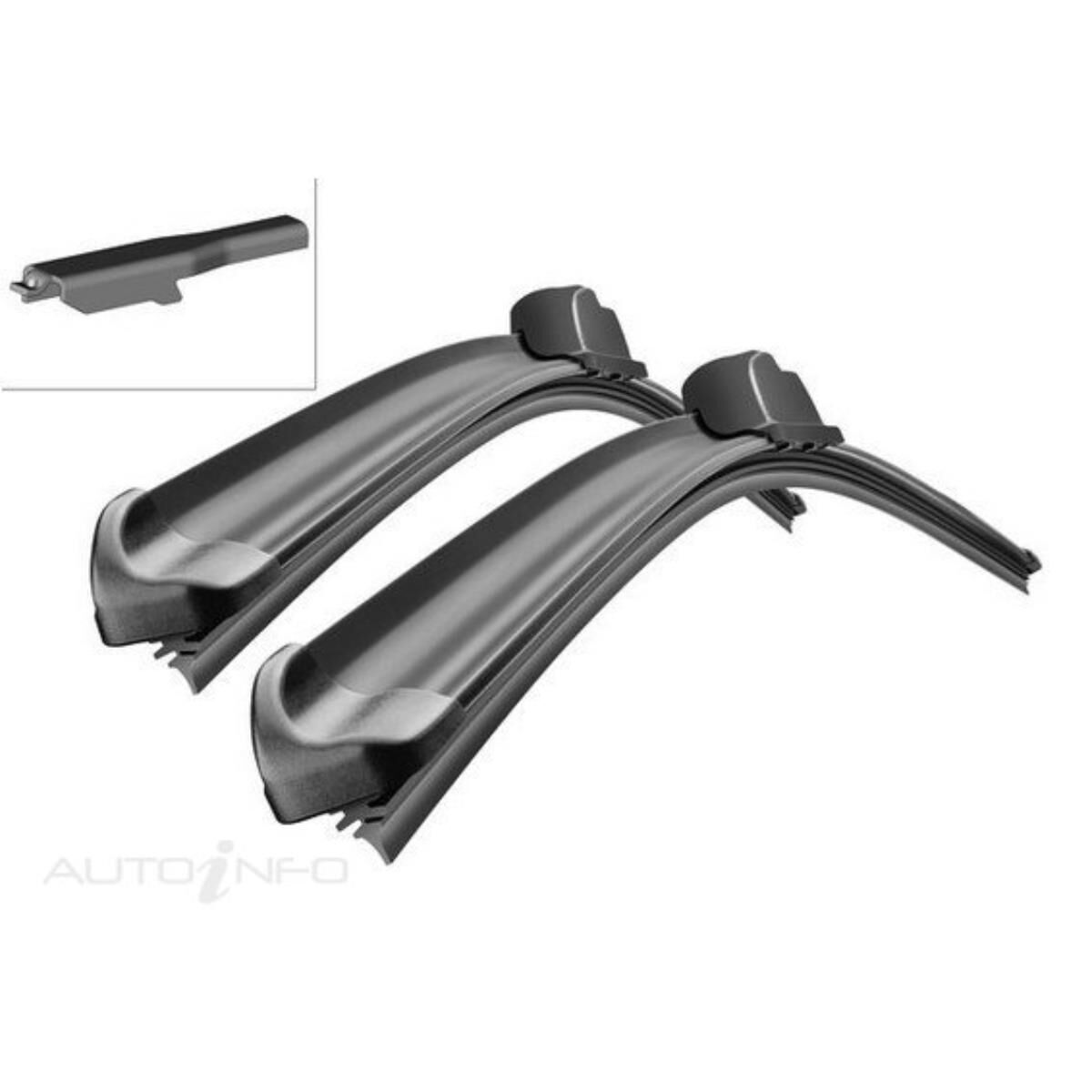 thumbnail image 2 of Bosch A085S Flat Wiper Blade Set - Pair For Alfa Romeo 159, Brera, Spider (Model 939) 2 of 12